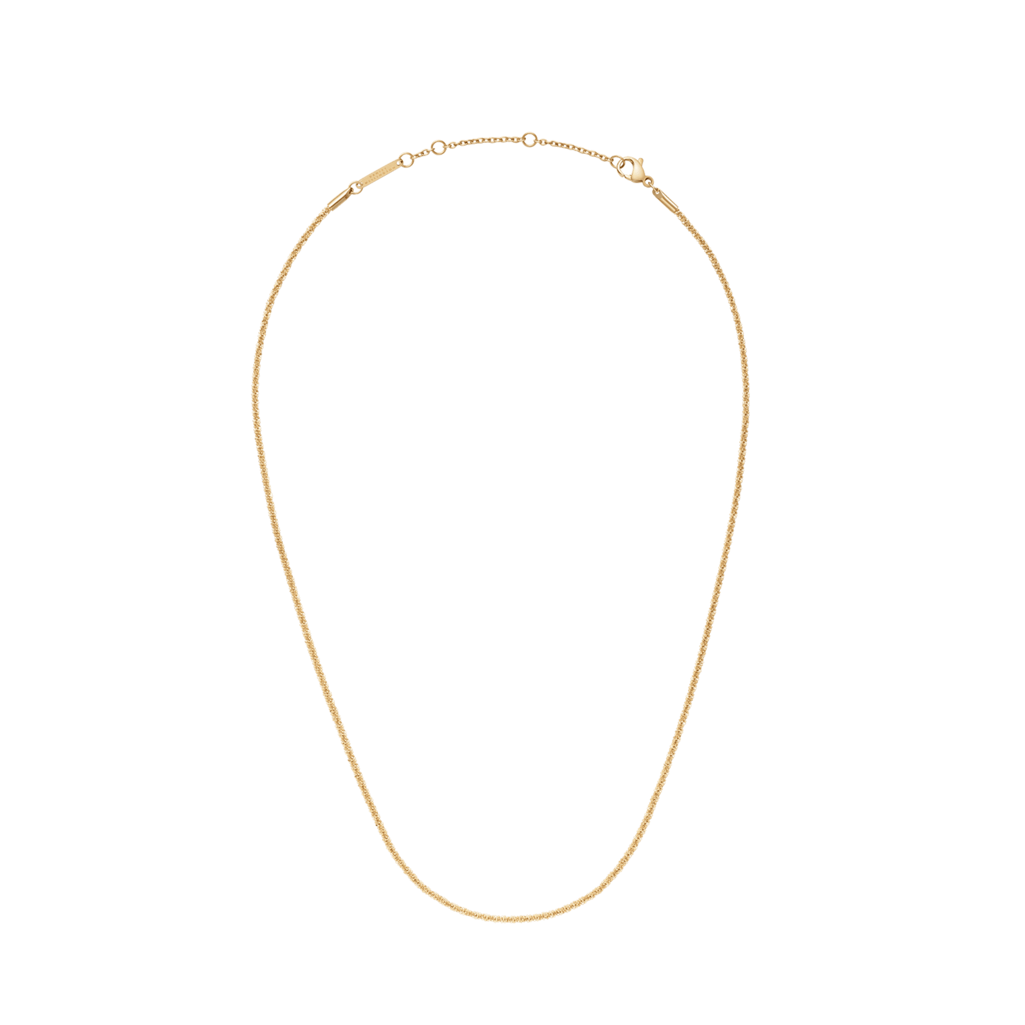 Daniel Wellington Elan Twisted Chain Necklace Long Gold
