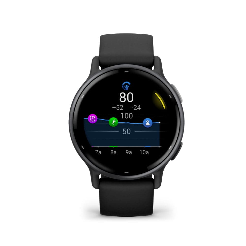 Garmin Vivoactive 5 Digital Black Silicone Strap Unisex Smartwatch GM-010-02862-50