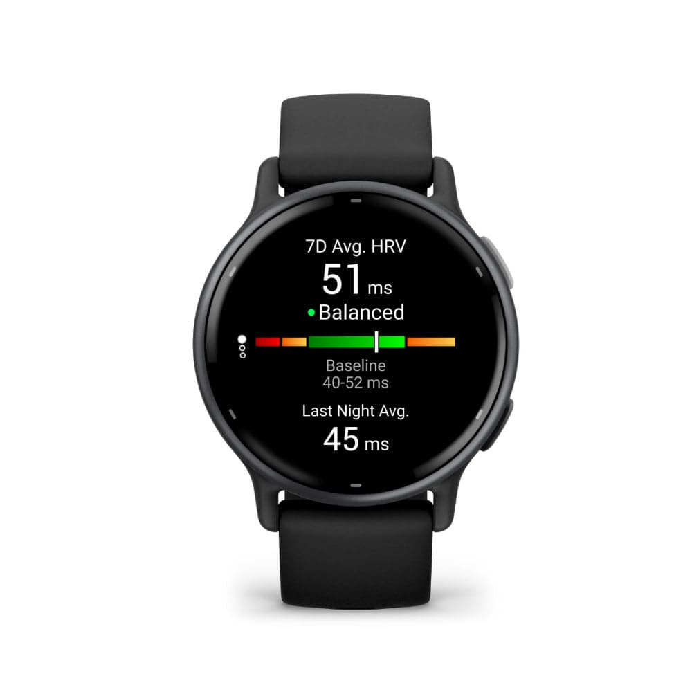 Garmin Vivoactive 5 Digital Black Silicone Strap Unisex Smartwatch GM-010-02862-50